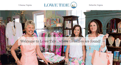 Desktop Screenshot of lowe-tide.com